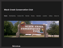 Tablet Screenshot of blackcreekcc.com